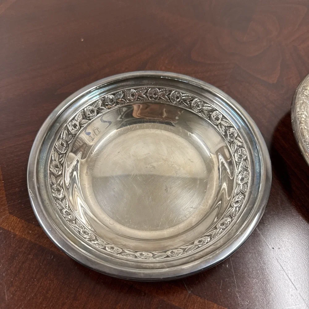 Vintage‎ Reed & Barton 1204 Nut Dish Silver Plate 6.25